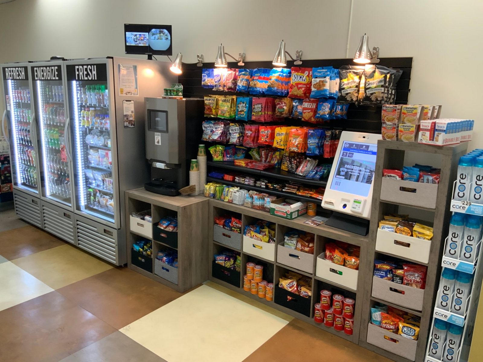 Chicago Self-Checkout Kiosk | Snacks & Beverages | Convenient Micro-Market